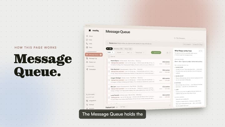 Message queue: still cover from the Robyn walkthrough