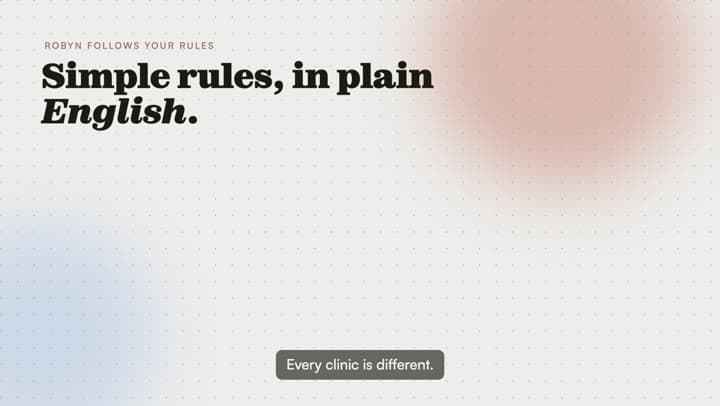Robyn follows your rules: still cover from the Robyn walkthrough